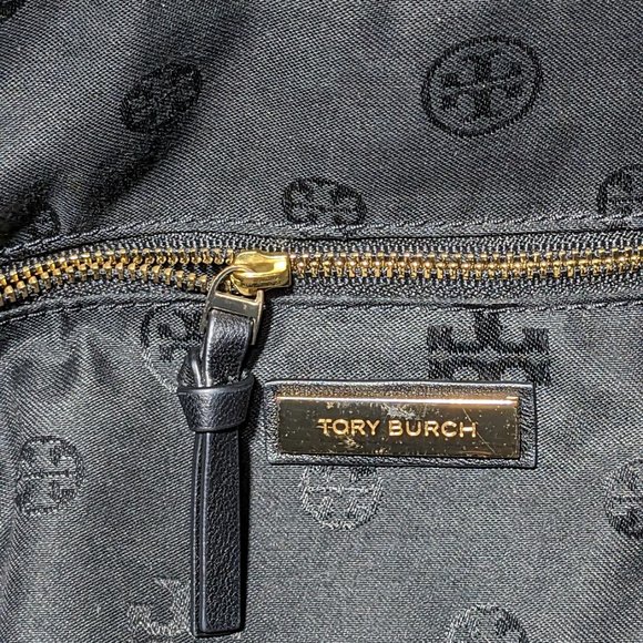 Tory Burch Fleming Marion Quilted Chain Large Women's Tote Black - Picture 12 of 16